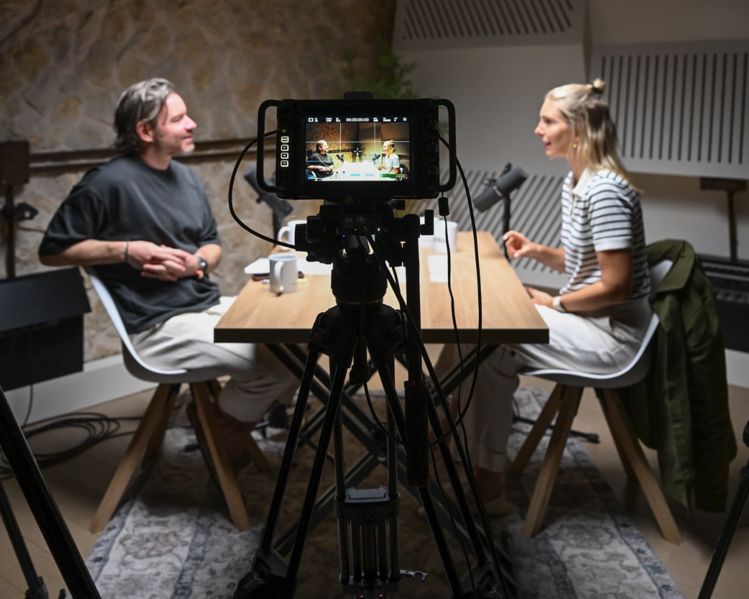 Feliks Eyser im Gespräch im Studio